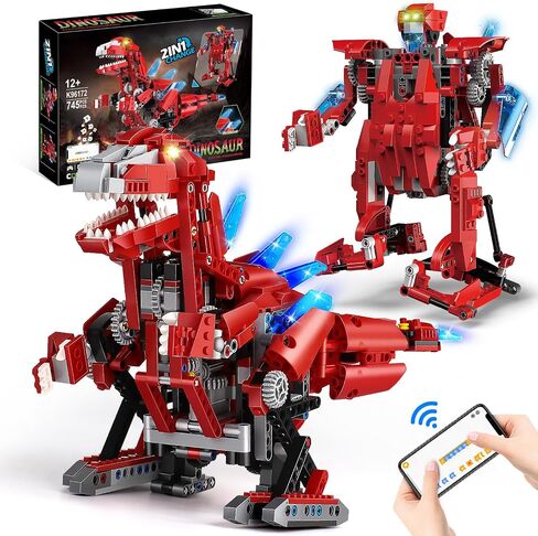 Dinosaur Building Kit, Remote Control Jurassic T Rex Building Blocks Set, Dino World Park Toys Gift for Kids & Boys Age 6, 7, 8, 9, 10, 11, 12 Years Old (960 PCS) in Saudi Arabia