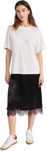 Sea Women's Lorraine Lace Combo T-Shirt Dress in Saudi Arabia