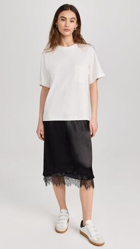 Sea Women's Lorraine Lace Combo T-Shirt Dress in Saudi Arabia