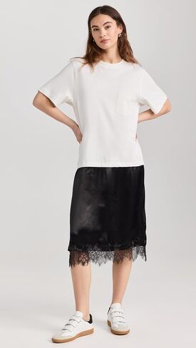 Sea Women's Lorraine Lace Combo T-Shirt Dress in Saudi Arabia
