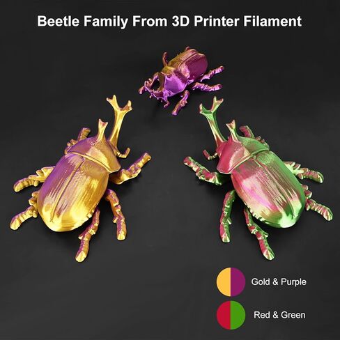 حزمة خيوط الطابعة ثلاثية الأبعاد IKSYTEM، خيوط ثلاثية الألوان، خيوط PLA الحريرية 1.75 مم، خيوط ثلاثية الأبعاد مع تغيير لون الحرير PLA، خيوط طباعة ثلاثية الأبعاد، 200 جرام × 4 بكرات PLA in Kuwait