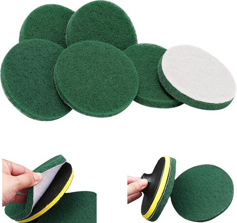 Scuff Pad 6Pcs Industrial Hand Pads 7447 for Paint Primer Prep Premium Scuffing Scouring Sanding Cleaning General Scotch Bright Pad Reusable Household Dish Scrubber for Kitchen 2.91''x0.4'' in Kuwait