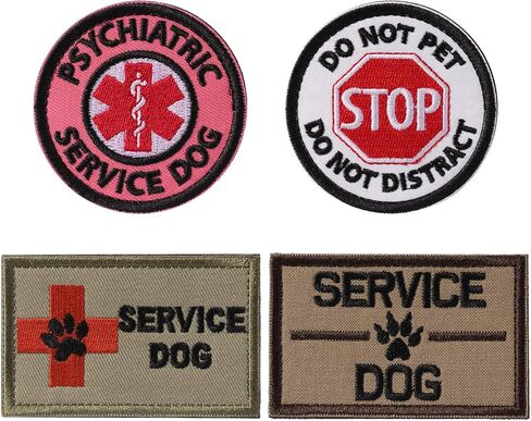 خدمة الكلب التصحيح لسترة تسخير ظهره K9 المعنويات شارة التكتيكية هوك وحلقة في التدريب الولايات المتحدة الأمريكية عودة علامة مطرزة in Kuwait