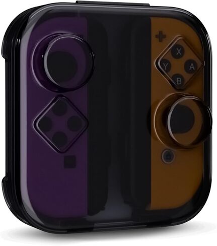 حافظة تخزين TYUANDOUER لجهاز Switch Joy-Con، صندوق حماية لوحدة التحكم في التبديل متوافق مع Nintendo Switch/OLED Joy-Con، حافظة شفافة محمولة لجهاز JoyCon مع إغلاق مغناطيسي ووسادة سيليكون - أبيض in Saudi Arabia