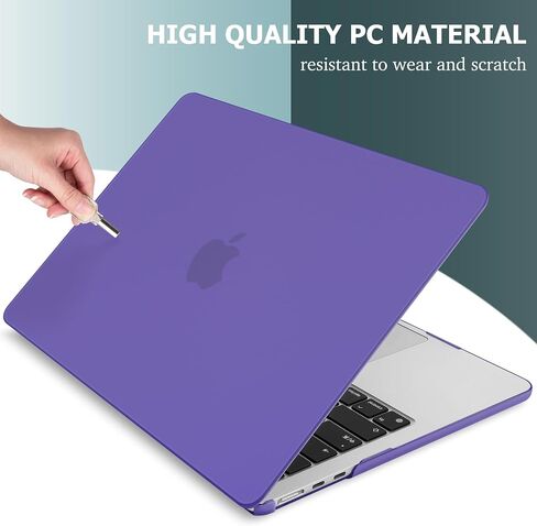 Case Compatible with MacBook Air 13.6 inch 2022 2023 2024 Release M3 A3113 M2 A2681, Plastic Hard Shell Case with Keyboard Cover for MacBook Air 13.6 inch, Black Glitter in Saudi Arabia