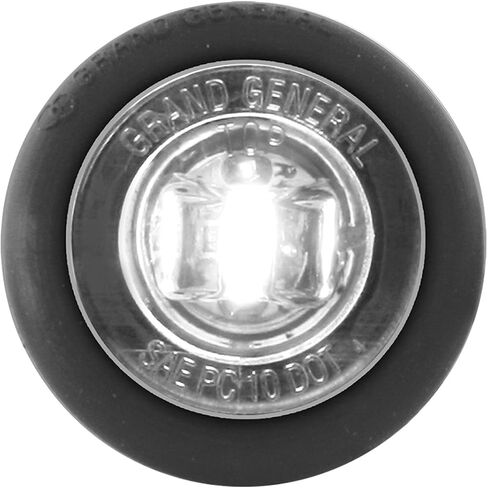 GG Grand General 75204 1-1/4" إضاءة LED صغيرة بزاوية عريضة مزدوجة الوظيفة للشاحنات والسحب والمقطورات والمركبات ATVs وUTVs وRVs، أبيض/شفاف in Saudi Arabia