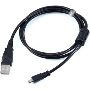 5FT Long USB PC Battery Charger + Data SYNC Cable Cord for Nikon Coolpix S4100 S2800 Camera