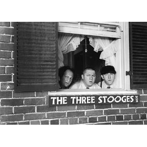 Wall Calendar 2024 [12 pages 8"x12"] THE THREE STOOGES Vintage Movie Scene Stills Photos in Saudi Arabia