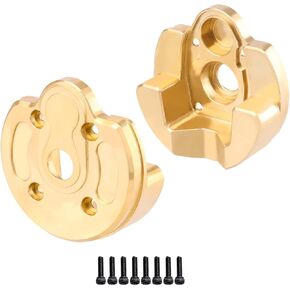 Hobbypark Brass Portal Covers Weights Counterweight (Outer) for Axial SCX10 III Upgrades AXI03007 & Axial Capra 1.9 UTB Parts