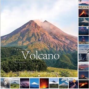 2024-2025 Wall Calendar - 18 Month Calendar July 2024-2025, 12" x 24" Opened Lake Calendar July 2024 - December 2025, Moon Tracking Thick & Sturdy Paper For Gift Perfect Calendar Organizing & Planning
