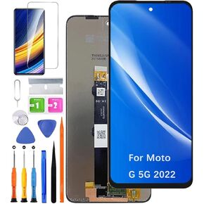 Screen Replacement for Motorola Moto G 5G 2022 XT2213 XT2213-3 G 2022 LCD Display Touch Digitizer Assembly + Tools(Not for G 5G 2021)
