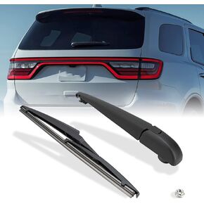 Rear Windshield Wiper Arm Blade Assembly Kit Compatible with 2004-2009 Dodge Durango, 2007-2009 Chrysler Aspen Rear Window Wiper, Replacement 05135583AA, 5135583AA, 5135584AD