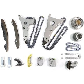 Engine Timing Chain Kit Applied for Mercedes E350 GL450 E400 ML350 GLK350 3.0L 3.5L V6 Engine Aftermarket Parts