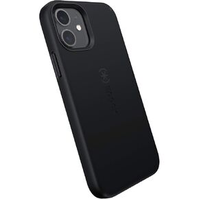 حافظة Speck iPhone 12 - حماية من السقوط تناسب هواتف iPhone 12 Pro وiPhone 12 - حافظة مزدوجة الطبقات مقاومة للخدش مع طلاء ناعم الملمس - أسود CandyShell Pro