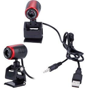 USB 360 Degree Camera, HD Webcam Web Camera with MIC for Computer PC Laptop for Skype/MSN