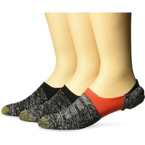جوارب GOLDTOE للرجال مقاس Xs Sta-Cool No-Show Marl Tab، عبوة من 3 قطع in Kuwait