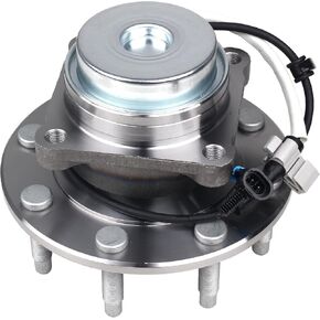 KUSATEC 515059 Front Wheel Bearing and Hub Assembly Compatible with 2003-2017 Chevy Express GMC Savana 2500 3500, 2009-2015 4500, 8 Lug Bolts w/ABS