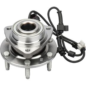 DRIVESTAR 513188 محور العجلة الأمامي الأيسر/الأيمن ومجموعة المحمل مع ABS لسيارة Isuzu Ascender Oldsmobile Bravada GMC Envoy Buick Rainier Chevy Trailblazer، مع ABS