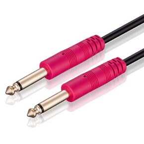 1/4 Inch Cable, 1/4 to 1/4 Audio Cable Guitar Cable Instrument Cable 6.35mm Mono Jack TS Unbalanced Patch Speaker Cable Compatible with Electric Guitar Bass Keyboard -10Ft in Kuwait