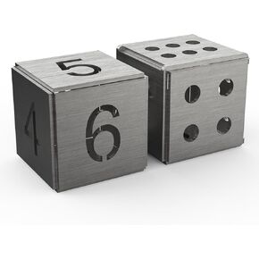 Stainless Steel Welding Practice Kit, 2pcs Cube Dice Welding Coupons Kit For Beginners Practice And Training For MIG TIG STICK ARC, Side Length 2.36 Inch