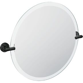 Moen DN0792BN Iso 22-Inch x 22-Inch Frameless Pivoting Bathroom Tilting Mirror, Brushed Nickel