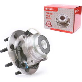FKG 515059 (2WD Only) Front Wheel Bearing Hub Assembly fit for 03-16 GMC Savana 3500, 03-15 GMC Savana 2500, 03-16 Chevy Express 3500, 03-16 Chevy Express 2500, W/ABS 8 Lugs Set of 2