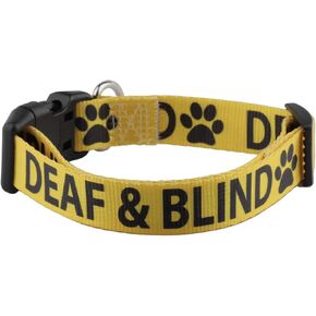 CENWA Deaf and Blind Dog Collar Deaf and Blind Dogs Adjustable Dog Collar (Deaf & Blind)