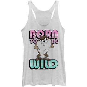 Looney Tunes Wild Taz Women's Racerback Tank Top