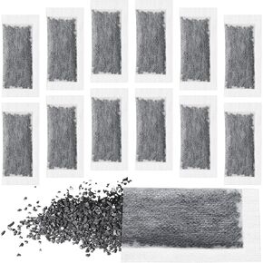 24 Packs Replacement Activated Charcoal Distiller Filters Coconut Shell Activated Carbon Filter Sachets Compatible with Countertop Water Distiller Models