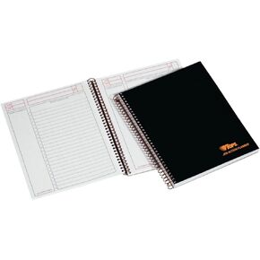 TOPS Products Aion Planner, Side Wirebound, 8-1/2"x6-3/4", 100 Sheets, Black (TOP63828),White