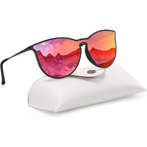Dollger Oversized Trendy Sunglasses for Women, 100% UV Protection for Driving, Riding, Beach, and Travel
