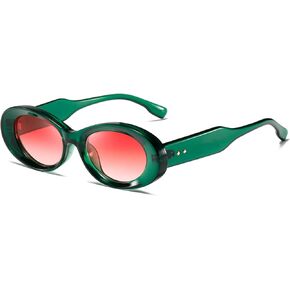 Oval Sunglasses Womens Men Fashion Trendy Sun glasses Retro Shades Star style