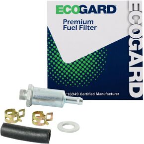 ECOGARD XF10013 Premium Fuel Filter Fits Ford Mustang 4.7L 1964-1967, Mustang 7.0L 1968-1969, Fairlane 7.0L 1966-1969, LTD 7.0L 1965-1969, Thunderbird 7.0L 1965-1969, Custom 500 7.0L 1968-1969