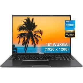 كمبيوتر محمول ASUS Vivobook مقاس 16 بوصة للأعمال - شاشة FHD، معالج AMD Ryzen 7 5800HS (8 مراكز)، ذاكرة الوصول العشوائي DDR4 سعة 16 جيجابايت، SSD SDRAM سعة 1 تيرابايت، رسومات AMD Radeon، Wi-Fi 6، بلوتوث، Windows 11 Home