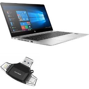 BoxWave Smart Gadget Compatible with HP EliteBook 840 G5 - AllReader SD Card Reader, microSD Card Reader SD Compact USB - Jet Black