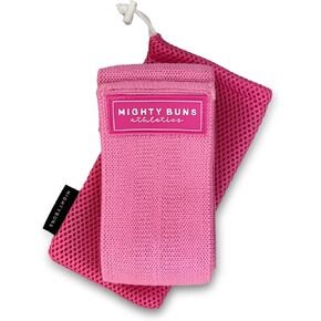 Resistance Band, Adjustable Exercise Bands, Heavy-Duty Exercise Resistance Bands for Working Out, Thick & Non-Slip, with Carrying Case, Pink