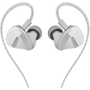Letshuoer Cadenza4 10mm Beryllium Coated1DD+3Knowles BA Hybrid 4 Drivers HiFi in-Ear Monitors Earphone, Wired Earbuds with Detachable 0.78mm 2Pin Copper Cable for Musician Audiophile Studio DJ Stage