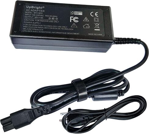 محول UpBright 2-Prong 24V AC/DC متوافق مع Miko RF-670 RF-670-CHARCOAL RF-670-SILVER MAS2 MAS II 2 MMF-03SB AST-300H AST-300A مدلك كاحل القدم شياتسو XH2400-2500 شاحن إمداد الطاقة in Saudi Arabia