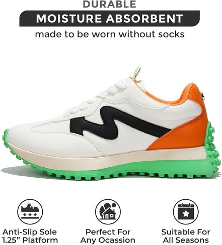 Project Cloud Running Shoes for Women, Memory Foam Sneakers for Women, Non-Slip Women's Fashion Sneakers Tennis Shoes, Comfortable Womens Sneakers - Casual Women's Walking Shoes (Lecco) in Saudi Arabia