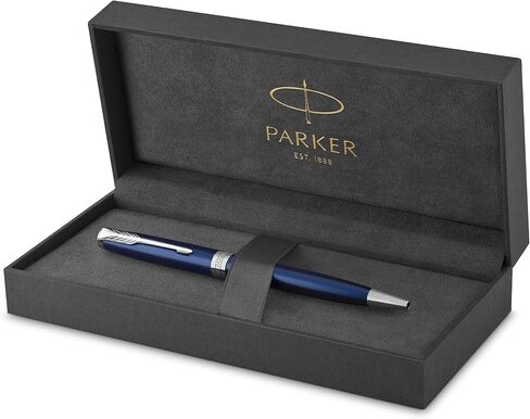 PARKER Sonnet Ballpoint Pen, Black Lacquer with Gold Trim, Medium Point Black Ink (1931497) in Saudi Arabia
