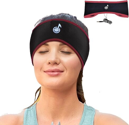 Sleep Headphones Stereo with Headband Ultra Thin Speakers.Perfect for Side Sleeper,Sports,Air Travel,Meditation in Saudi Arabia