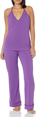 Cosabella Women's Bella Curvy Racerback Cami, Pant & Robe Pj Set in Saudi Arabia