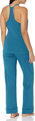 Cosabella Women's Bella Curvy Racerback Cami, Pant & Robe Pj Set in Saudi Arabia