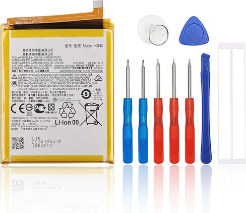 Replacement Battery Compatible with Motorola E6 Play XT2029 KS40 with Toolkit in Saudi Arabia