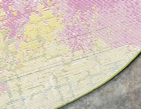 Unique Loom Estrella Collection Colorful, Abstract, Watercolor, Modern, Eclectic Area Rug, 3 ft 3 in x 5 ft 3 in, Multi/Beige in Saudi Arabia