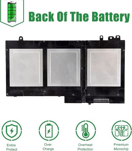 NGGX5 JY8D6 Laptop Battery Replacement for Dell Latitude E5270 E5470 E5570 Precision 3510 Series Notebook 0JY8D6 954DF 451-BBUN 451-BBUJ RDRH9 11.4V 47Wh 4310mAh in Saudi Arabia