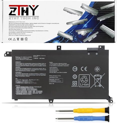 ZTHY 42Wh B31N1732 استبدال البطارية لـ ASUS VivoBook S14 S430FA S430FN S430UA S430UAN S430UN K430F K430FA K430U V430U X430U X430UA X430UN X430UF X430FA X430FN FX571GT FX571LH FX57 1لي F571GD X571GD in Saudi Arabia