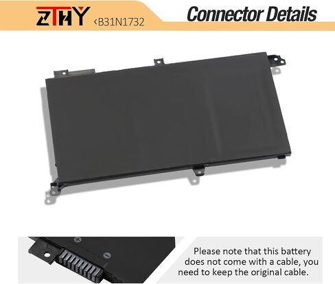ZTHY 42Wh B31N1732 استبدال البطارية لـ ASUS VivoBook S14 S430FA S430FN S430UA S430UAN S430UN K430F K430FA K430U V430U X430U X430UA X430UN X430UF X430FA X430FN FX571GT FX571LH FX57 1لي F571GD X571GD in Saudi Arabia
