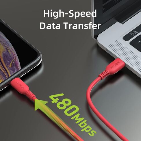 كابل USB C إلى Lightning بطول 3.9أقدام [معتمد من MFi]، سلك شحن سريع لهاتف iPhone 15 14 13 12 11 8 Pro Max Mini X XS XR iPad Airpods in Kuwait