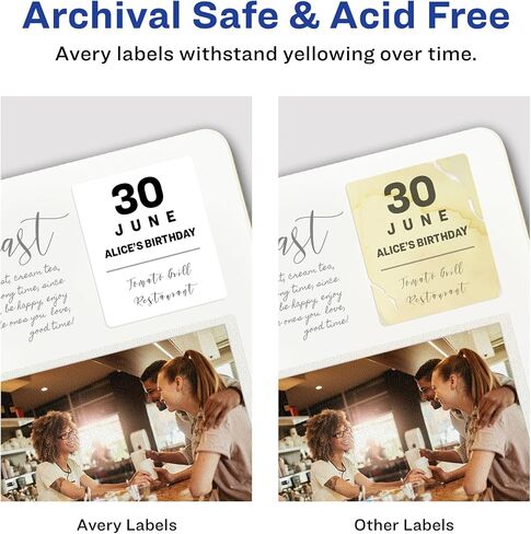 Avery Permanent I.D. Labels - Laser "Product Category: Supplies/Labels" in Saudi Arabia